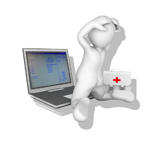 コンピュータの修理/再インストール